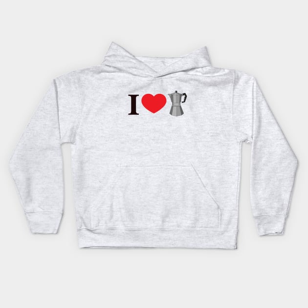 I Love La Greca Kids Hoodie by JosePepinRD